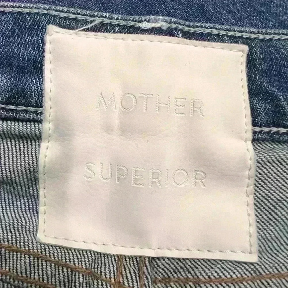 MOTHER SUPERIOR The Flirt Ankle Jeans Testing The Waters Wash Size 23 Distresse - Picture 8 of 12